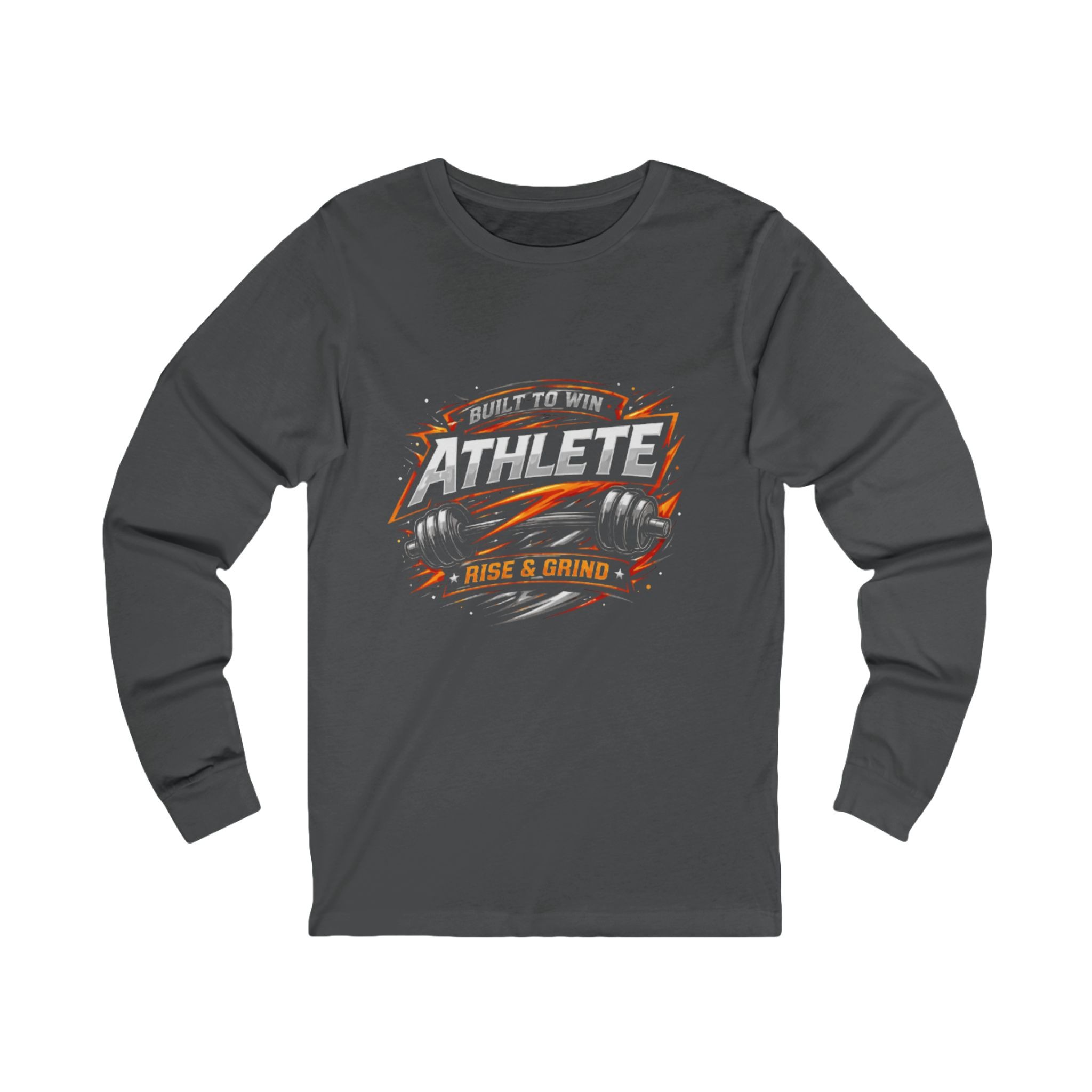 Athlete Rise & Grind Long Sleeve Tee | Motivational Wear - Image 5