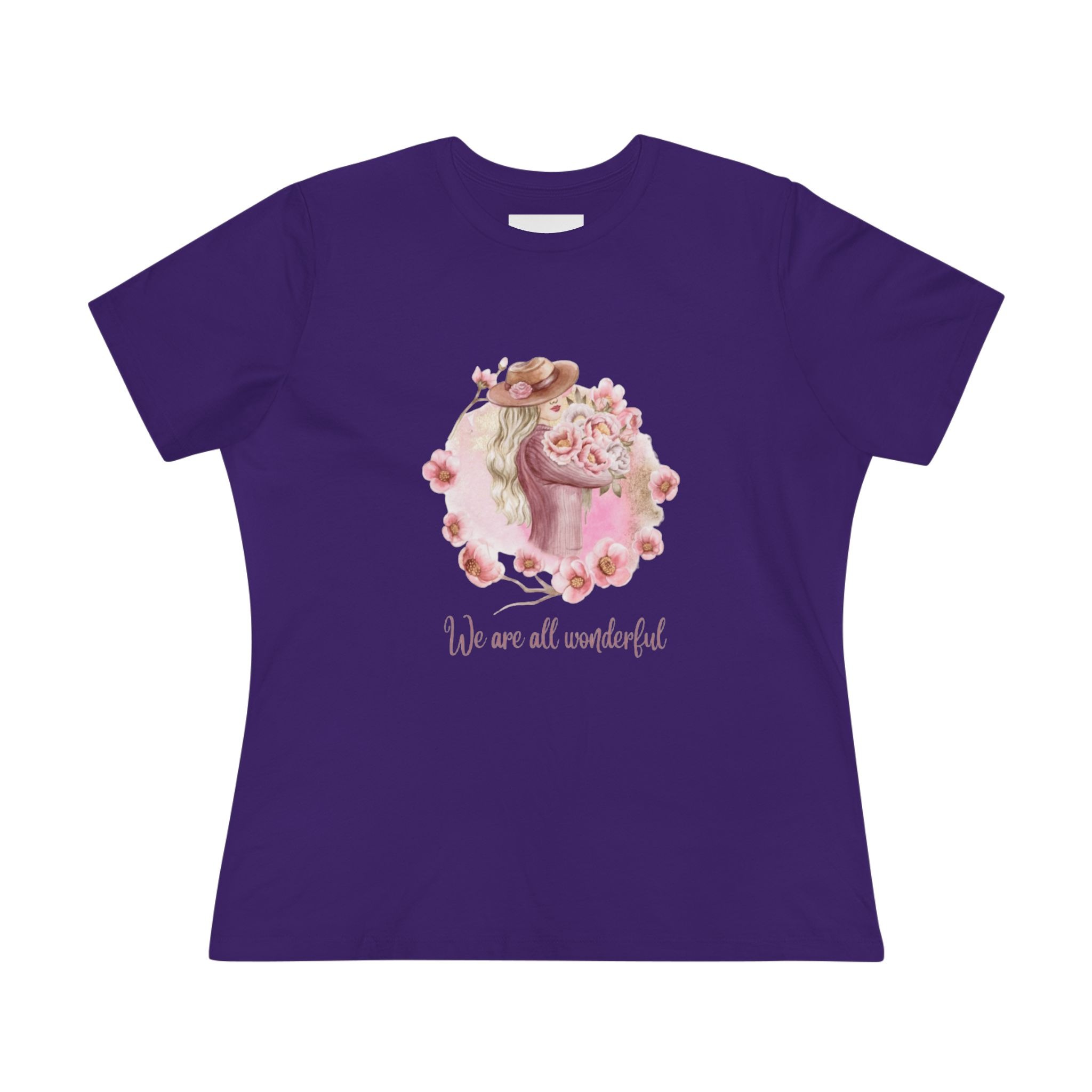 Women’s Floral Tee – We Are All Wonderful Shirt - Image 8