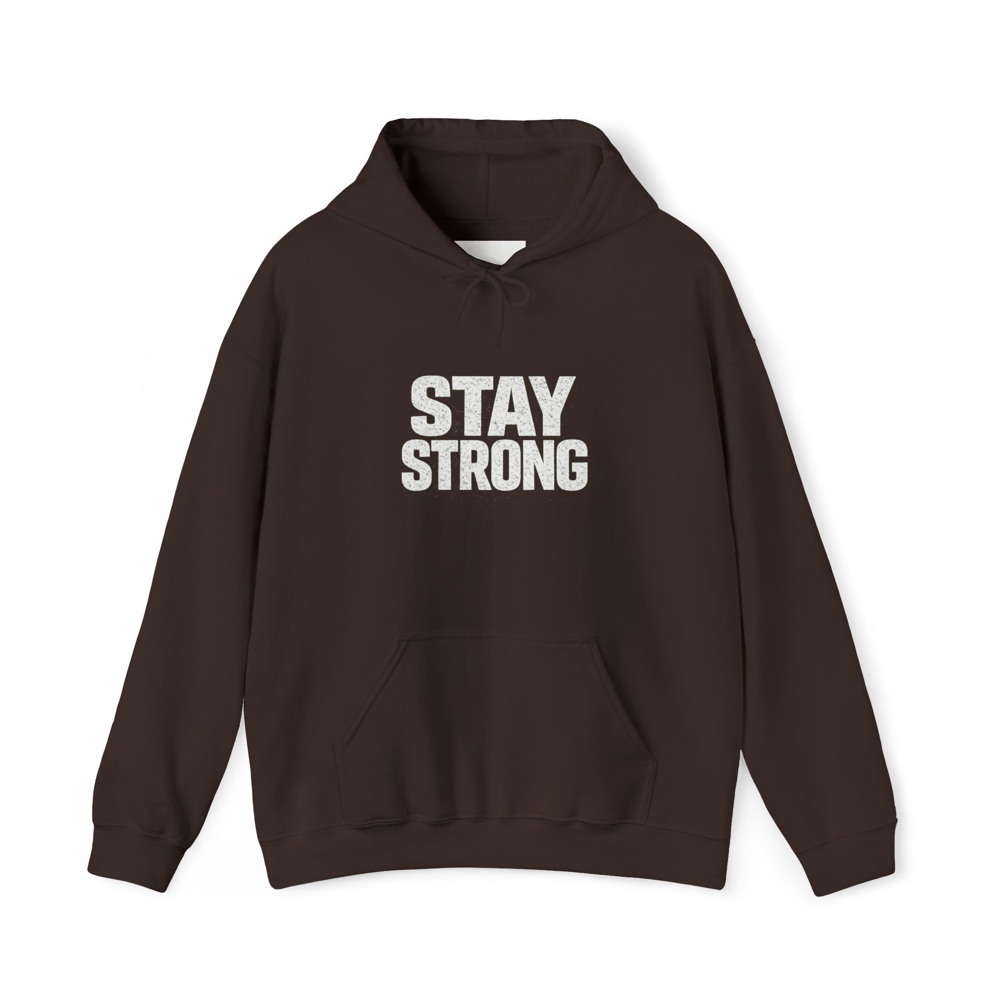 Never Give Up Stay Strong Hoodie – Motivational Black Pullover - Image 7