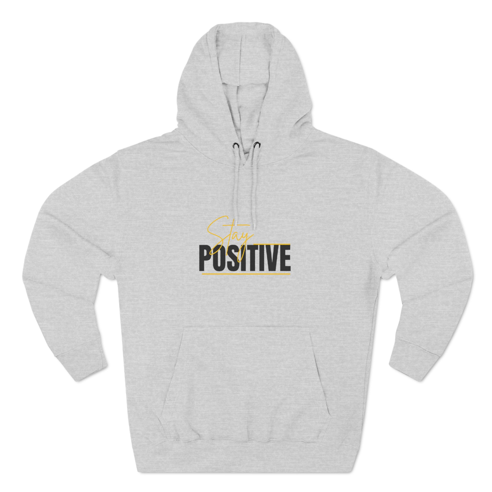 Positive Vibes Hoodie | Stay Positive Motivational Fleece - Image 4