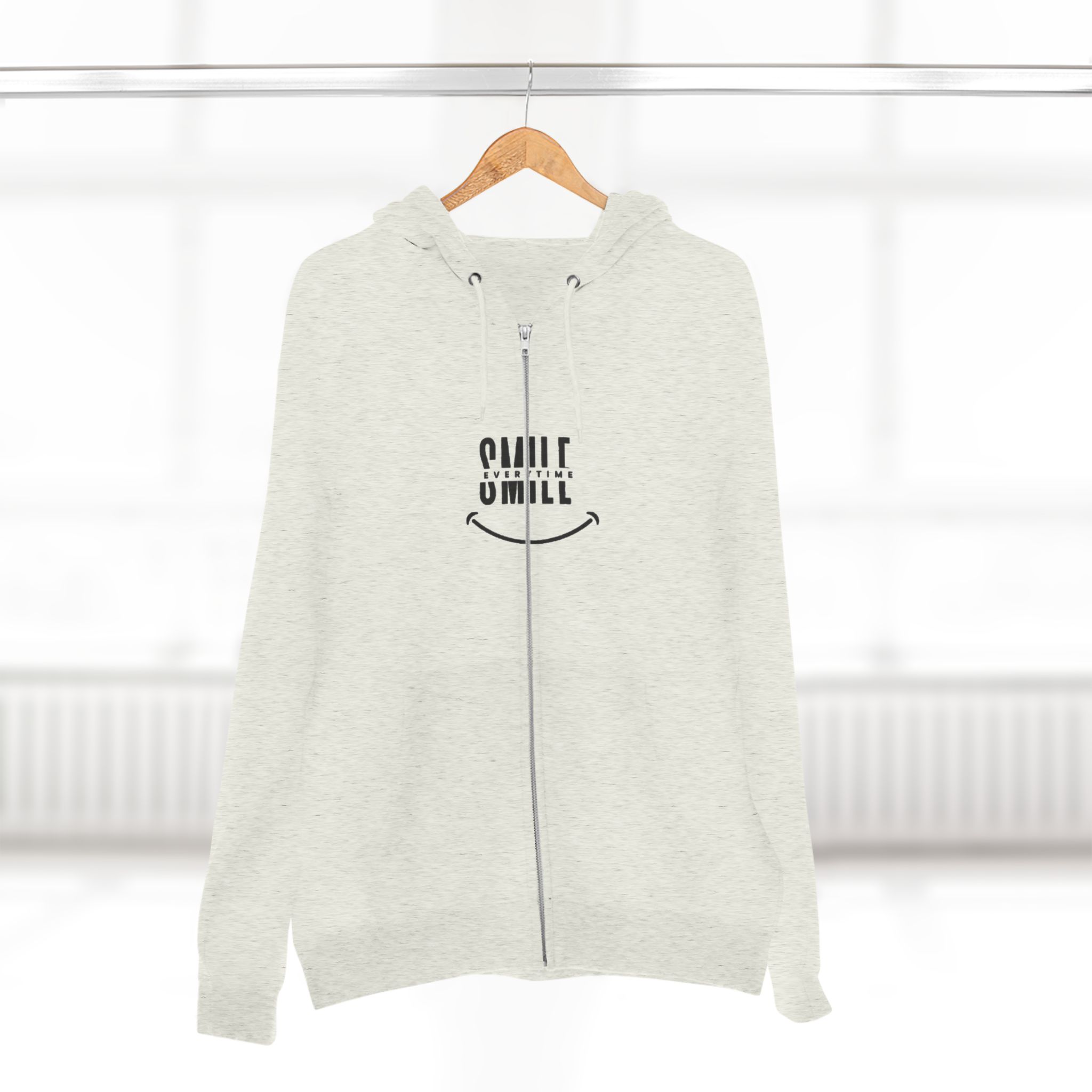 Minimal Blank Classic Zip Hoodie – Everyday Full-Zip Sweatshirt - Image 7