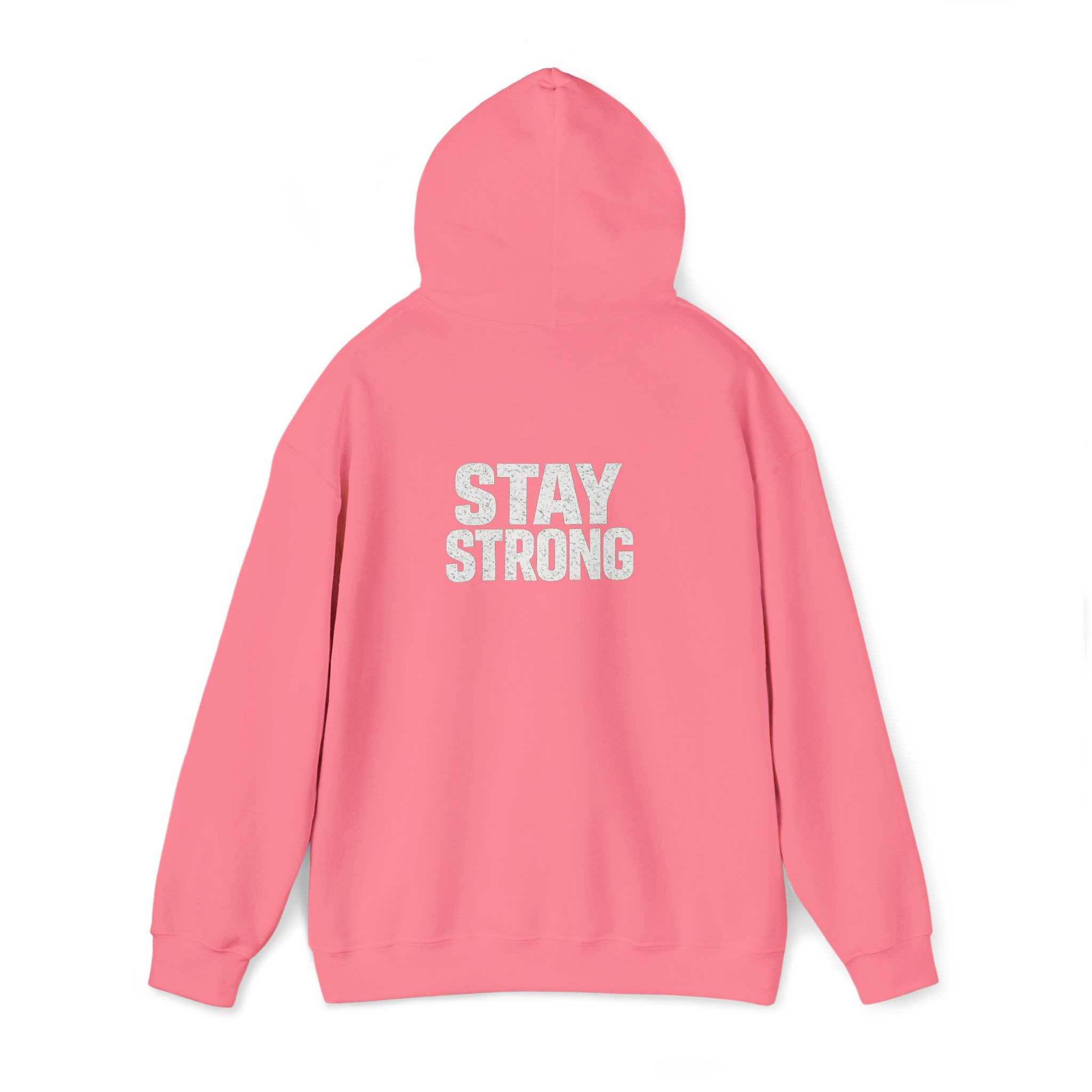 Never Give Up Stay Strong Hoodie – Motivational Black Pullover - Image 20