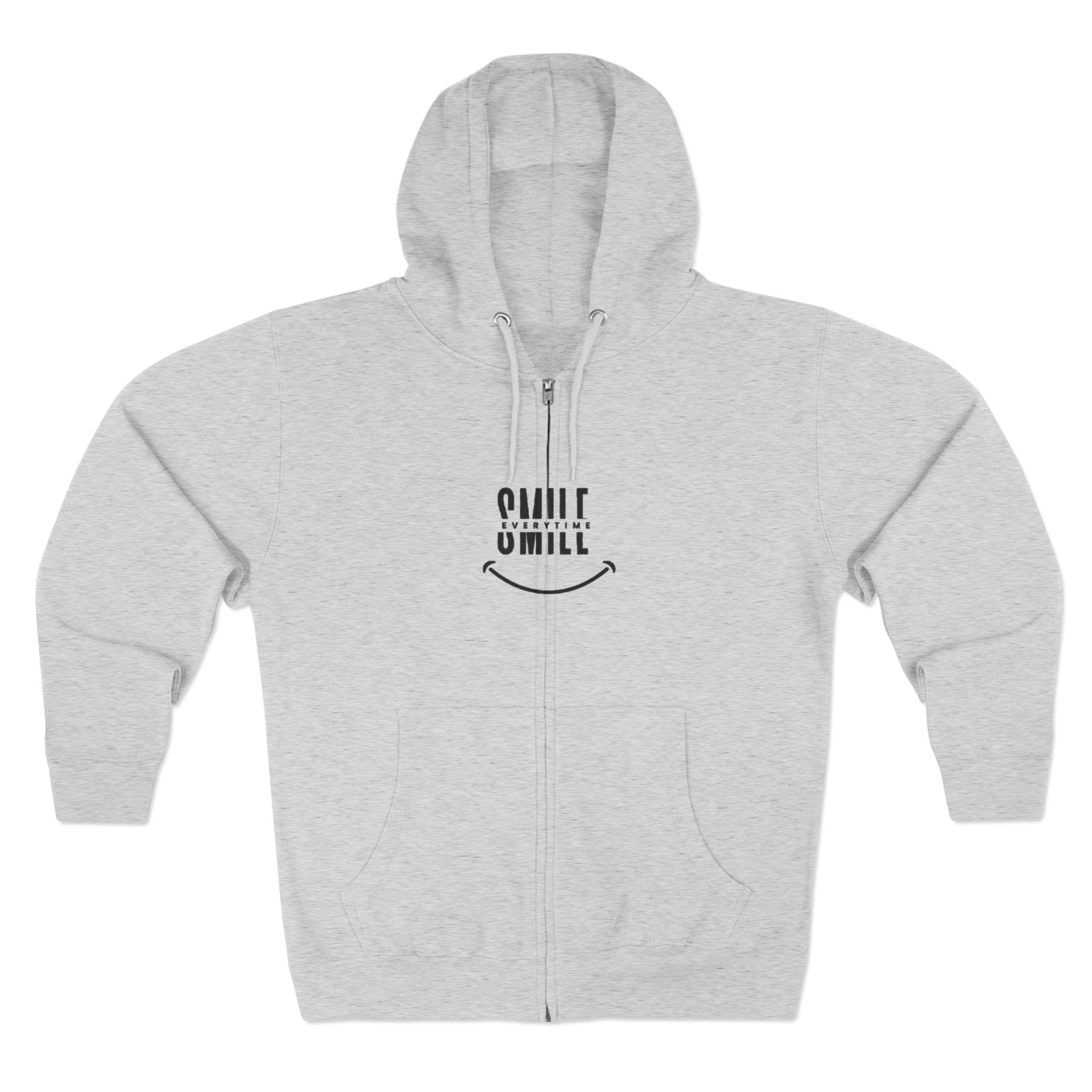 Minimal Blank Classic Zip Hoodie – Everyday Full-Zip Sweatshirt